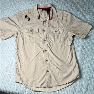 Harley-Davidson Light Gray  Short Sleeve Shirt